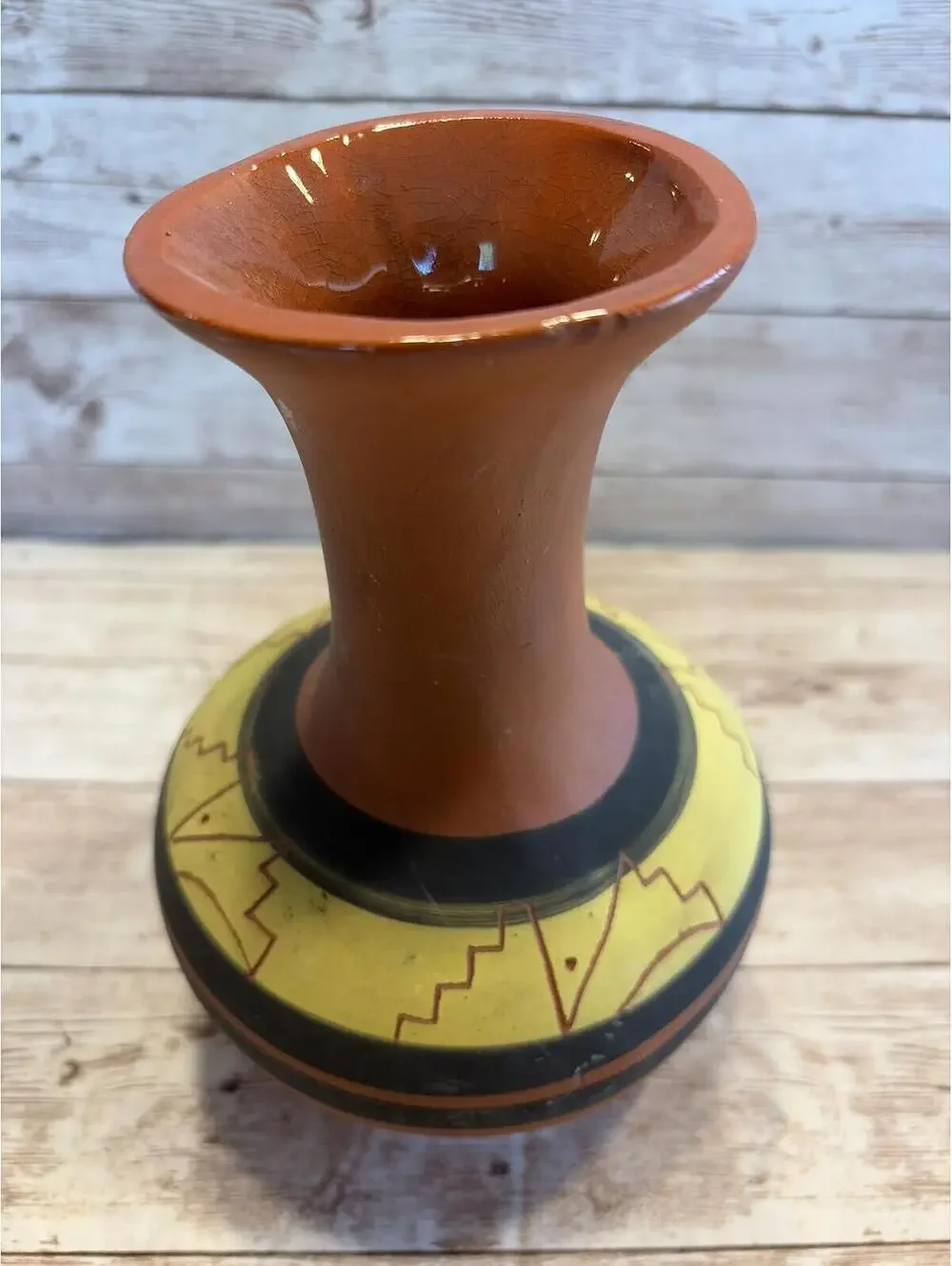 Ute Mt. Tribe A.J. Taylor Native American Handcrafted Vase